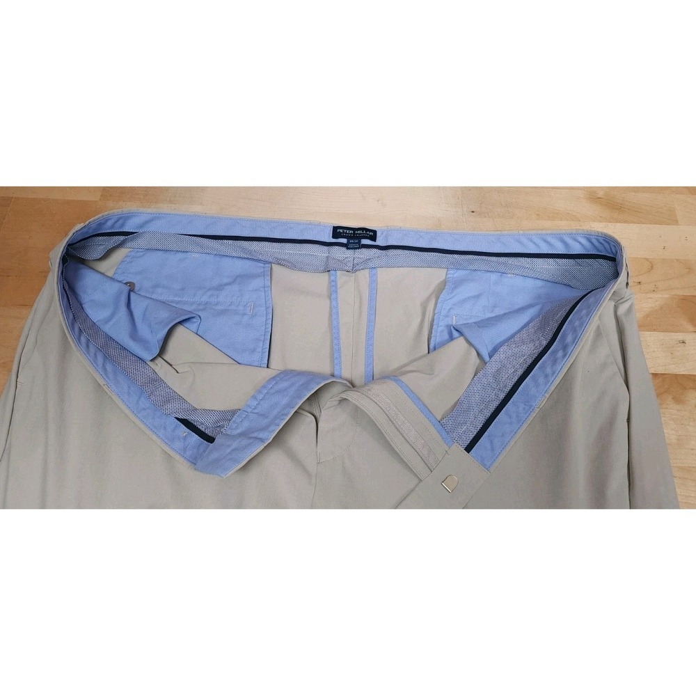 Peter Millar Mens Beige Surge Performance Trouser Pants Crown Crafted 44x30 - Picture 5 of 10